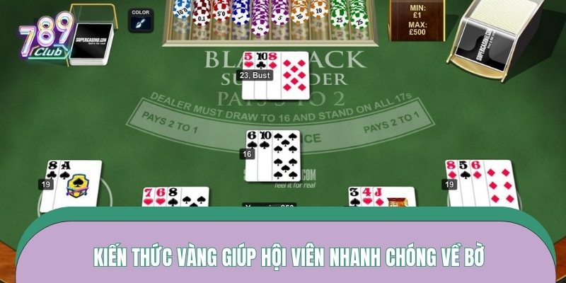 Kiến thức vàng giúp hội viên nhanh chóng về bờ
